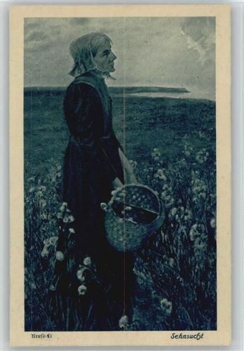 Sehnsucht - Volkspende f.d. Vertriebenen u. Rückwanderer 1923 AK