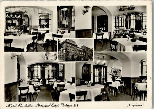 Nideggen Hotel Ratskeller Innenaufnahme