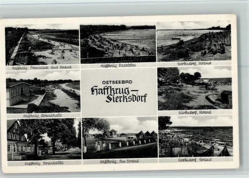 Haffkrug 1956 Sierksdorf versch. Bilder - Verlag Schöning (Hafk 74 d AK