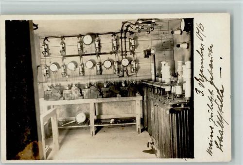 Schaltstelle 1906 Foto AK