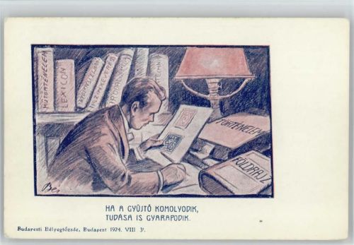 Sammler von Briefmarken -