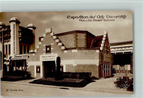 Nr. 7 A.N. Paris - Ausstellung - Exposition des Arts Decoratifs 1926 , Architekt de Feure , Pavillion Roubaix-Tourcoing