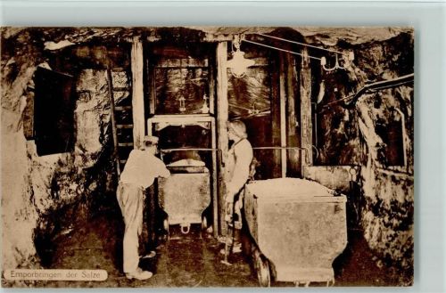 Emporbringen der Salze, Berufe, ca 1916 AK Berufe