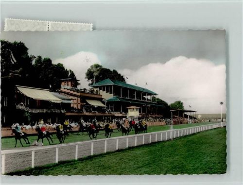 Baden-Baden Pferderennen auf dem Rennplatz Iffezheim 1960 AK