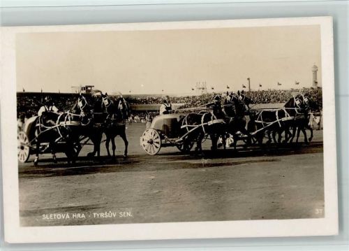 Prag Slet Vsesokolsky Praze 1932, Sletiva Hra - Tyrsuv sen. - Pferderennen