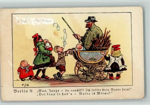Was Junge, du rauchst - Kinderwagen