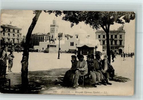Alger Nr. 100 Moschee Djemaa Djedid, gute Erhaltung AK