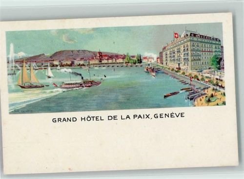 Grand Hotel De La Paix, Geneve - Dampfer