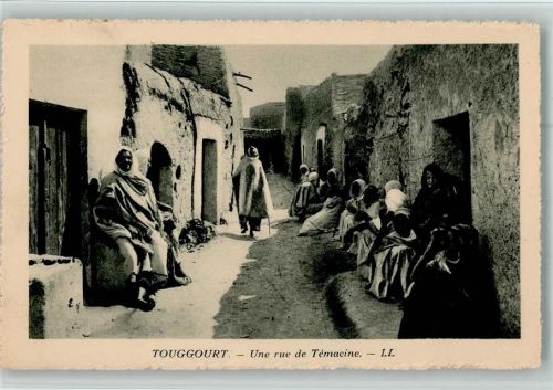 Une rue de Temacine, gute Erhaltung AK