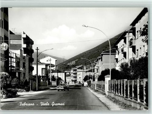 Fabriano 1965 Viale Gramsci, sehr gute Erhaltung AK