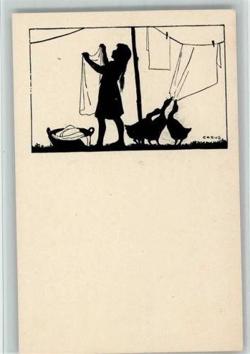 Berliner Tierschutzverein Nr. E. II Nr. 58 AK Wäsche waschen