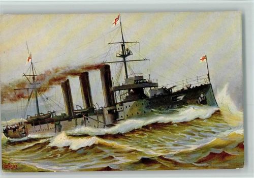 Karte Nr. 116 - Engl. Panzerkreuzer Kent 1901