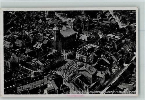Homburg Luftaufnahme Marktplatz
