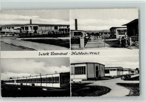 Haßloch Werk Frabrik Rosenthal , gute Erhaltung AK