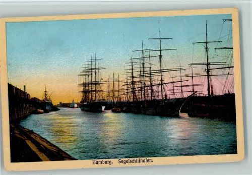 Hamburg Segelschiffhafen 1915 AK