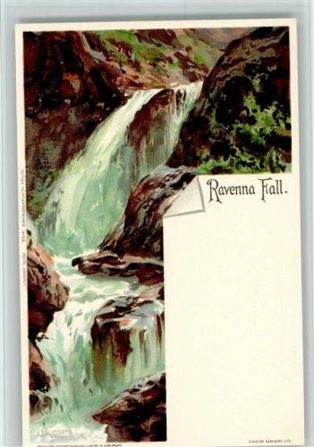 Velten Verlag -Nr. 59 - Ravenna Wasserfall AK Sehr gute Erhaltung
