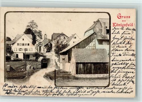 Königsfeld Dorfstraße, 1901 AK