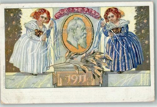 Ganzsache 1911 sign Diez - Königreich Bayern