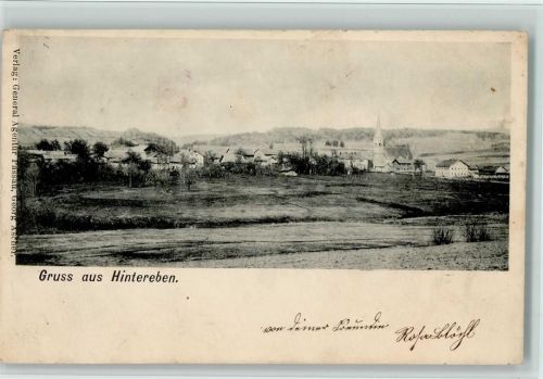 Hintereben 1903 Teilansichtm I Flecken