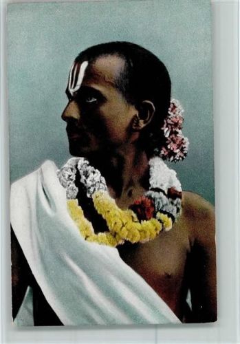 Ein Tamulenjüngling im Festschmuck Ostindien Serie Indien I Nr. 4