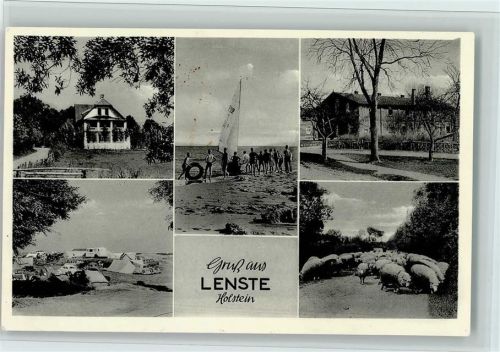 Lenste 1960 Zeltplatz, versch. Abbildungen , gute Erhaltung AK