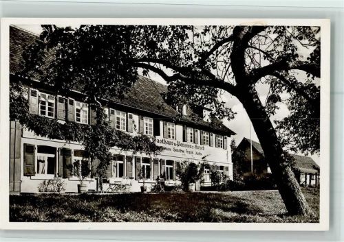 73630 W7064 Grunbach , Rems 1952 Foto AK Gasthaus zum Hirsch AK Gute Erhaltung