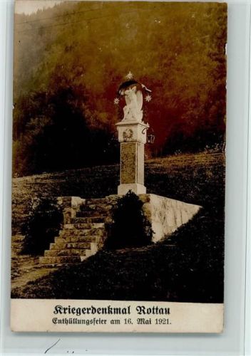 Rottau Enthüllungsfeier 1921 - Ereignis
