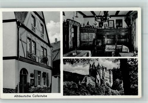 Cochem Schloß - Altdeutsche Cafestube , Ausstattung von der Kunstschreinerei Helbach