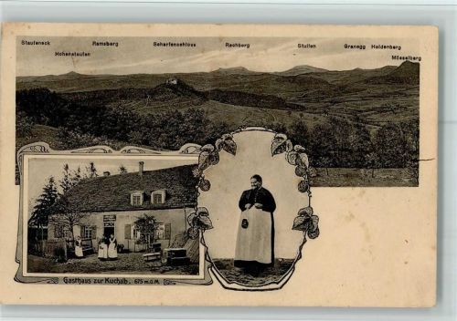 Donzdorf 1909 Gasthaus zur Kuchalb und Besitzerin?