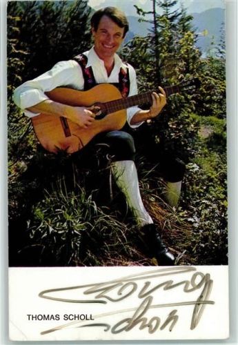 Thomas Scholl Volksmusik Original Autogramm Schlagersänger