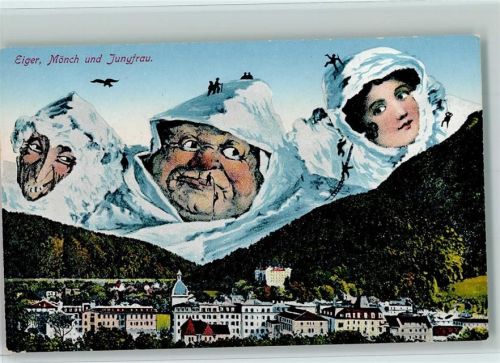 Eiger, Mönch und Jungfrau , gute Erhaltung AK