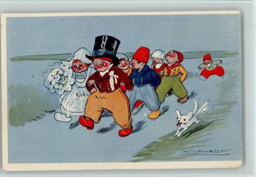 Serie 566-1 Hochzeit der Hollandkinder, gute Erhaltung