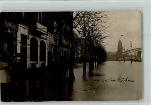 Köln Stadt Hochwasser ca 1920 , gute Erhaltung