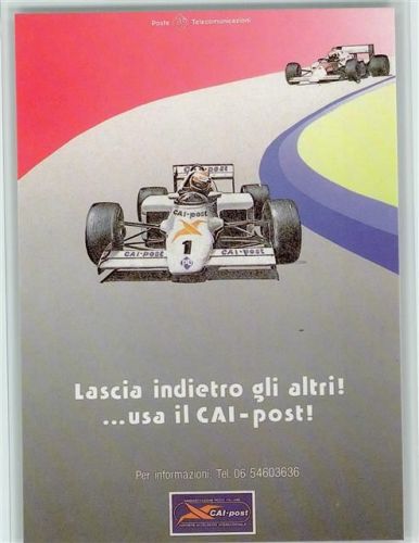 CAI Poste Telecomunizazioni - Rennautos - Werbung