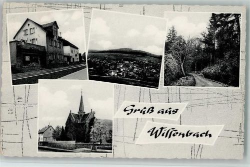 Wissenbach Ortsansichten Gesamtansicht Waldweg 4-Bildaufnahme
