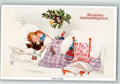 1916 Weihnachten - Primus 1302 , sign Bartning AK