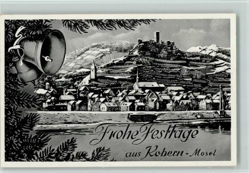 Kobern Frohe Festtage - Korr Verlag 1215/52 ,Winter gute Erhaltung AK