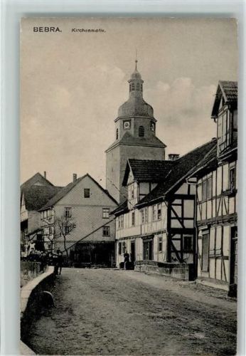 Bebra Kirchenmotiv Fachwerkhäuser