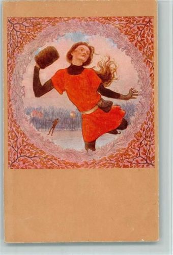 Nr. 79 Jugendstil - Eisläuferin