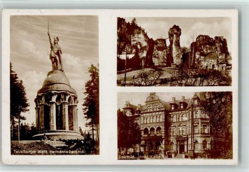 Detmold Teutoburger Wald Hermanns-Denkmal Externsteine Hotel Kaiserhof