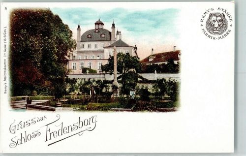 Fredensborg 1900 Nr. 9 Remy`s Stärke Gruss aus Schloß Fredensborg