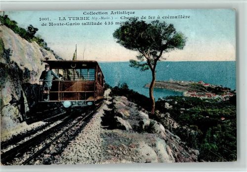 La Turbie - Chemin de fer a cremaillére de Monte Carlo ca 1915 AK