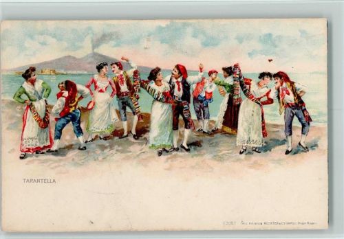1900 Tarantella - Trachten AK