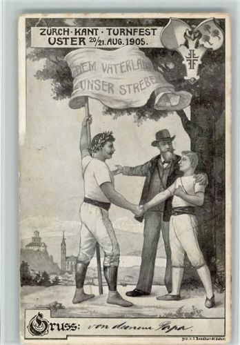 Uster 1905 Zürch. Kant. Turnfest 1905 AK