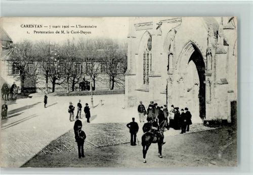 Carentan Nr. 1 - Protestation de M. le Cure-Doyen