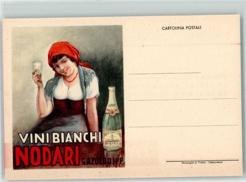 1937 Werbung Vini Bianchi Nodari