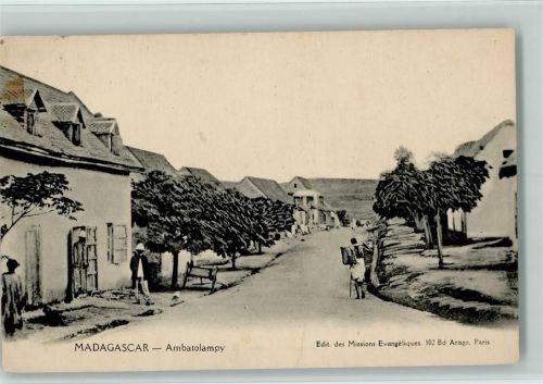 1924 Frankreich Kolonie - Ambatolampy - Editeur Mission Evang. 102 Bd. Arago, Paris