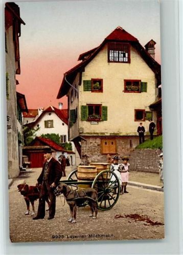 Luzern Luzerner Milchmann - Photochromie