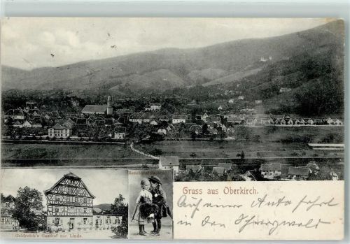 Oberkirch 1906 Geldreichs Gasthof Zur Linde Renchthaltrachten