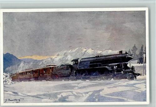 BKW Serie 759-5 Eisenbahn fährt durch die Winterlandschaft